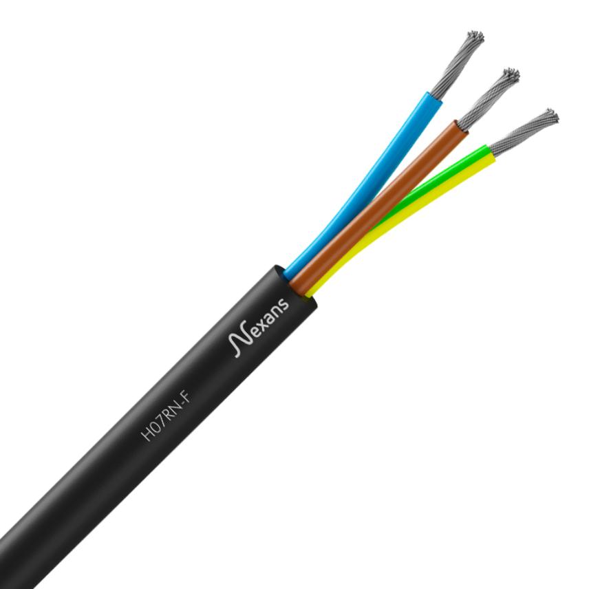 Cable électrique - Souple - H07 RNF - 5G6 mm² - Couronne de ..