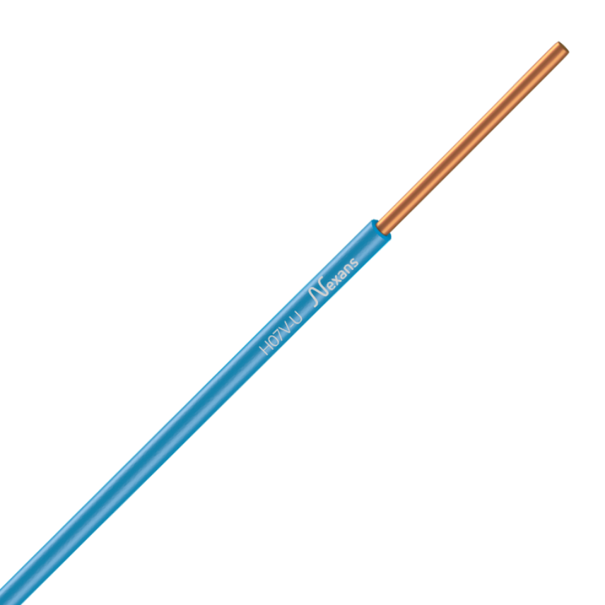 Nexans H07V-U 1x1.5 Bleu C750m